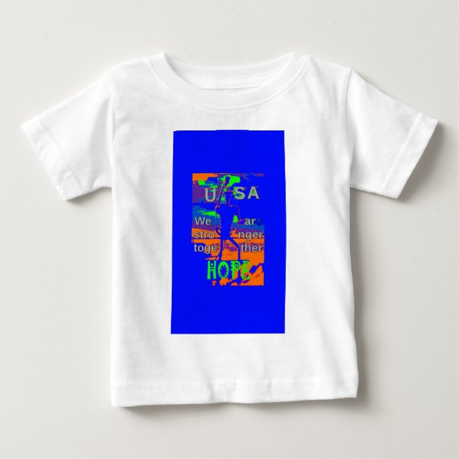 USA Hillary Hope, vi är starkare tillsammans T-shirt (Framsida)