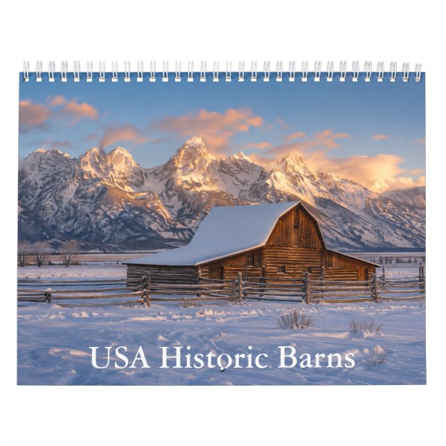 USA Historiska Lador Kalender  (Omslag)