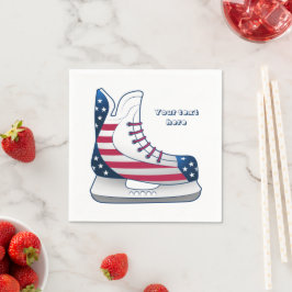 USA Hockeyskridskor Pappersservett