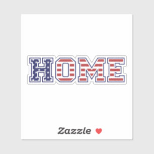 USA Home Klistermärken