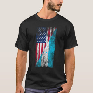 USA Honduras Flaggor Förenta staterna Hondur T Shirt