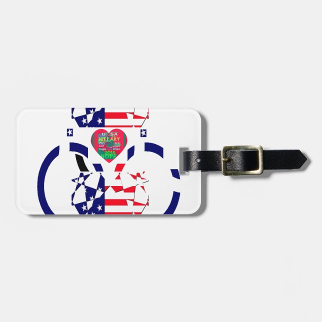 USA Hope BeSnyval Fantastisk National Flagga Desig Bagagebricka (Horisontell Framsida)