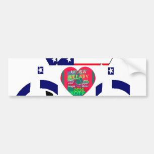 USA Hope BeSnyval Fantastisk National Flagga Desig Bildekal