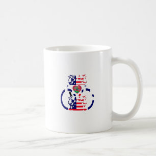 USA Hope BeSnyval Fantastisk National Flagga Desig Kaffemugg