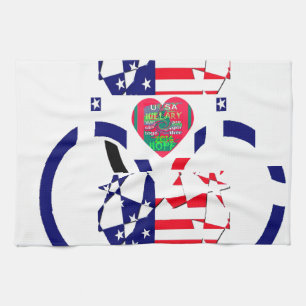 USA Hope BeSnyval Fantastisk National Flagga Desig Kökshandduk