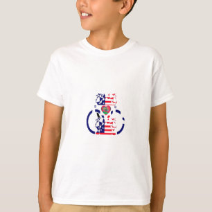 USA Hope BeSnyval Fantastisk National Flagga Desig Tee Shirt