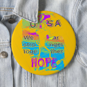 USA Hope: Colorful Textured Design Knapp