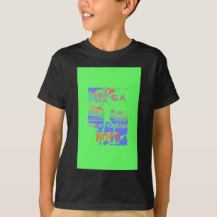 USA Hope: Neon Lemon & Orange Art T Shirt