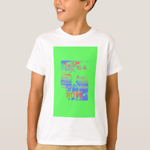 USA Hope: Neon Lemon & Orange Art Tröja