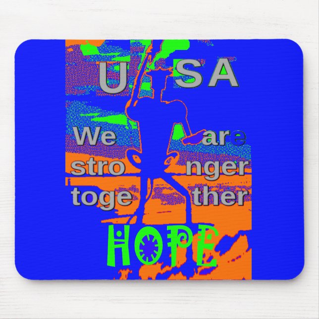 USA Hope Strong - A Patriotic Tapestry Musmatta (Framsidan)