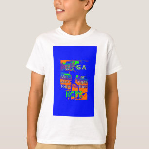 USA Hope Strong - A Patriotic Tapestry T Shirt
