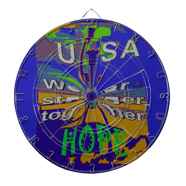 USA Hope Stronger Tillsammans Piltavla (Framsidan)