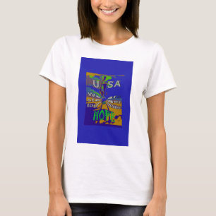 USA Hope Stronger Tillsammans T Shirt
