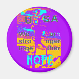 USA Hope: Vi är starkare tillsammans Magnet