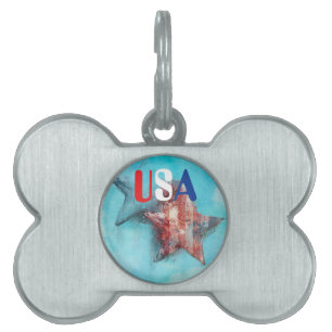 USA Husdjurs-ID-märke ID-bricka Husdjur