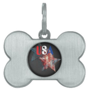 USA Husdjurs-ID-märke ID-bricka Husdjur