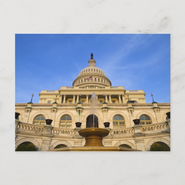 USA HUVUDSTAD BYGGNAD VYKORT (Framsida)