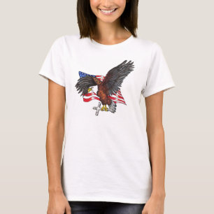 USA i gud litar på vi örnen T-shirt