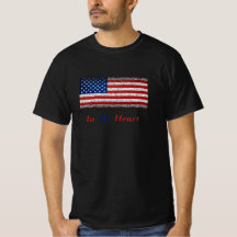 USA i Heart United Statlig flagga