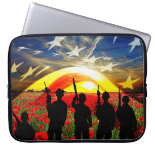 USA i Honor Laptop Fodral