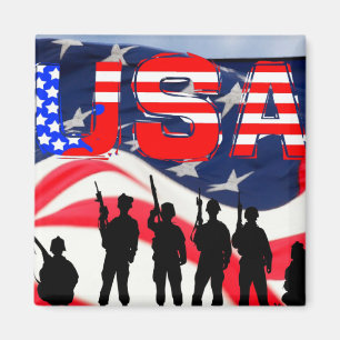 USA i Honor Magnet