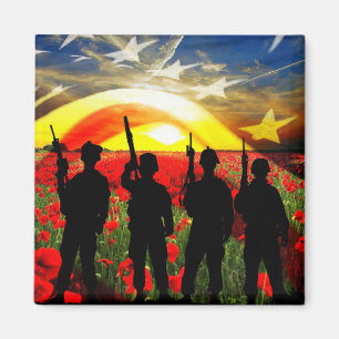 USA i Honor Magnet