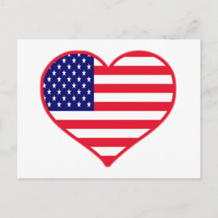 USA I KÄRLEK VYKORT