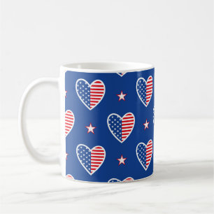 USA i lycklig independence day! 4 Kaffemugg