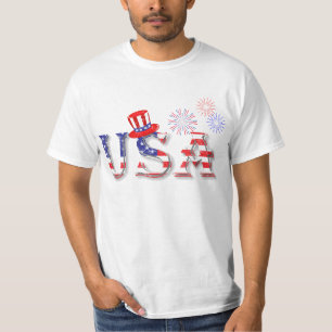 USA i Stars och stripes T Shirt