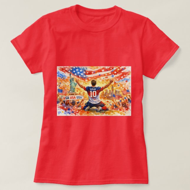 USA i VM 2026 T Shirt (Design framsida)