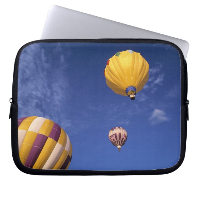 USA, Idaho, Teton Valley. Hett-luft-ballonger Laptop Sleeve (Framsidan)