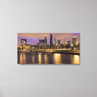 USA, Illinois, Chicago, City Skyline och marina sm