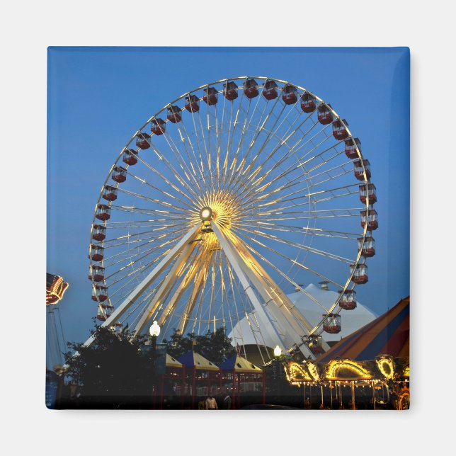 USA, Illinois, Chicago, Cityscapes, Lighting Magnet (Framsidan)