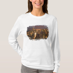USA, Illinois, Chicago: Kvällsvy för slingan 2 T-shirt