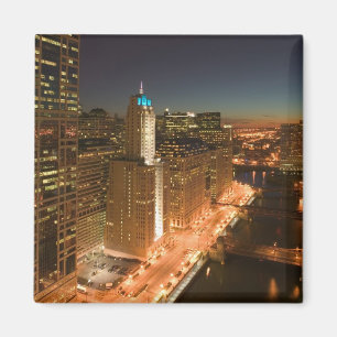 USA, Illinois, Chicago: Loop: Byggnad Magnet