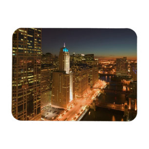 USA, Illinois, Chicago: Loop: Byggnad Magnet