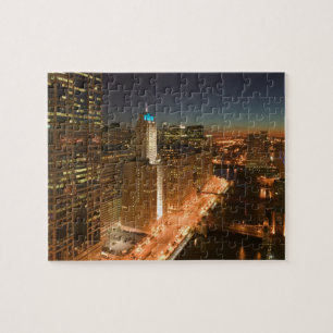 USA, Illinois, Chicago: Loop: Byggnad Pussel