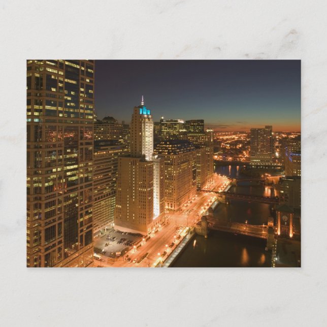 USA, Illinois, Chicago: Loop: Byggnad Vykort (Framsida)