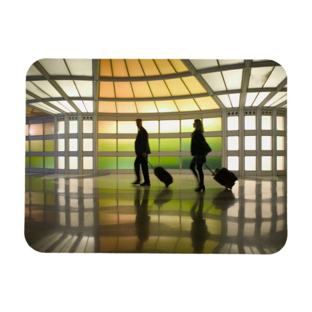 USA, Illinois, Chicago: O'Hare Internationell Magnet (Horisontell)