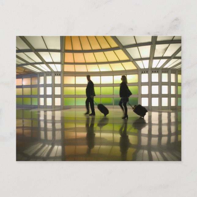 USA, Illinois, Chicago: O'Hare Internationell Vykort (Framsida)