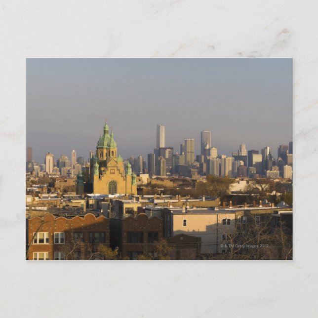 USA, Illinois, Chicago skyline Vykort (Framsida)