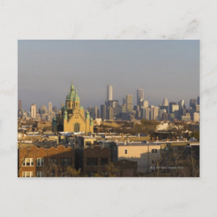 USA, Illinois, Chicago skyline Vykort