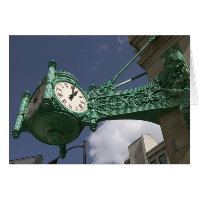 USA, Illinois, Chicago: The Loop: North State Hälsningskort (Framsidan Horizontal)