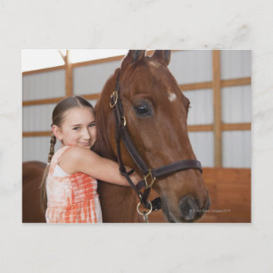 USA, Illinois, Metamora, Porträtt av leende Vykort