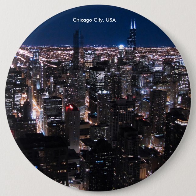 USA Image for Colossal Round Badge Knapp (Framsida)