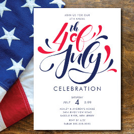USA Independence Bash Inbjudningar