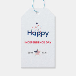 USA Independence day 4 juli Hälsning Presentetikett