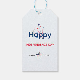 USA Independence day 4 juli Hälsning Presentetikett