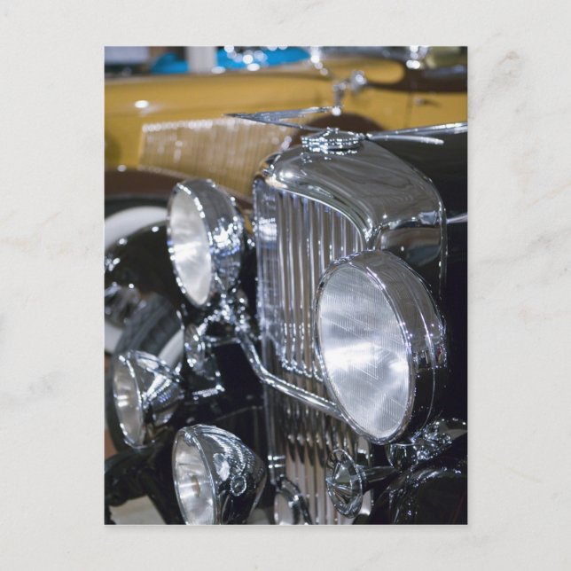 USA, Indiana, Auburn: Auburn, Cord, Duesenberg 10 Vykort (Framsida)