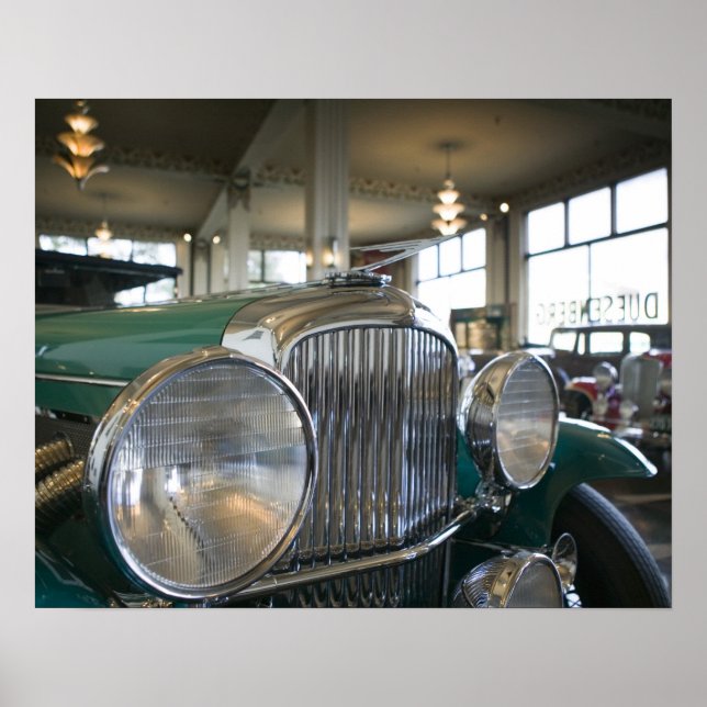 USA, Indiana, Auburn: Auburn, Cord, Duesenberg 14 Poster (Framsidan)